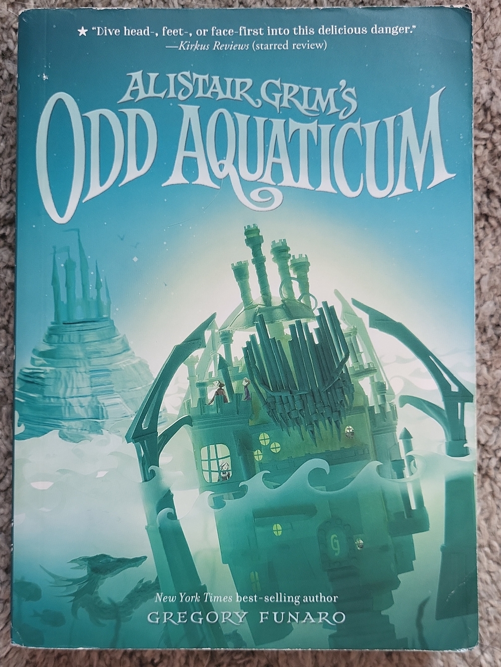 Disney's Alistair Grim's Odd Aquaticum By Gregory Funaro Softcover 1st Edition